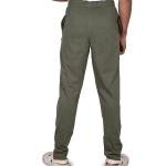Men’s Olive Green Track Pants with Neon Drawstring – Slim Fit Active Wear