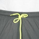 Men’s Charcoal Grey Track Pants with Neon Drawstring – Slim Fit Active Wear