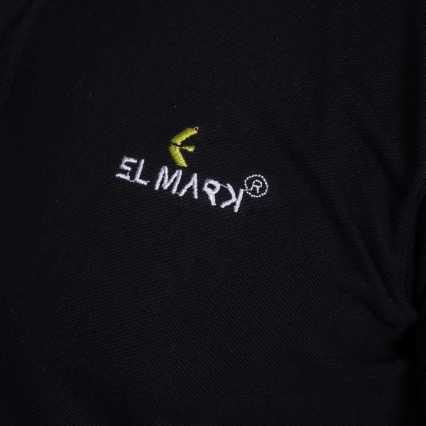 Men’s Solid Black Polo T-Shirt – Classic Casual Fit