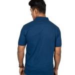 Men’s Navy Blue Polo T-Shirt – Smart Casual Comfort Fit