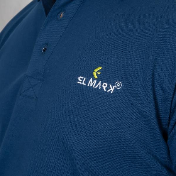 Men’s Navy Blue Polo T-Shirt – Smart Casual Comfort Fit