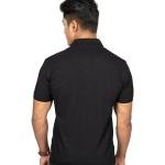 Premium Black Solid Polo T-Shirt for Men – Classic Fit Casual Wear