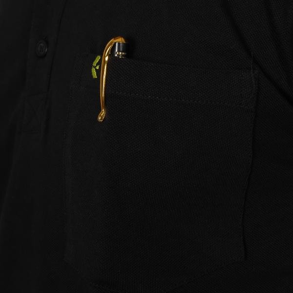 Premium Black Solid Polo T-Shirt for Men – Classic Fit Casual Wear