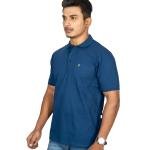 Men’s Navy Blue Polo T-Shirt – Premium Comfort Casual Wear