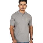 Men’s Grey Polo T-Shirt – Classic Comfort Casual Wear