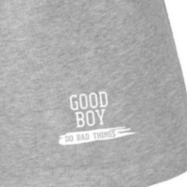 BOYS PRINTED BLACK TOP AND BOTTOM SET